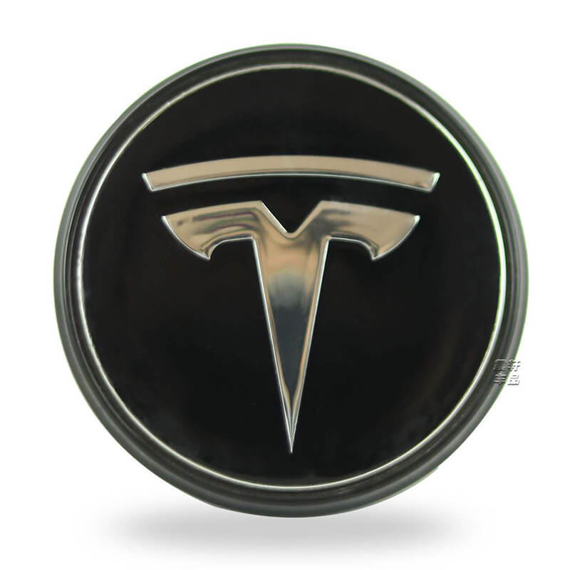 57MM Waterproof Led Blue Light TESLA Logo Wheel Hub Lamp Floating Center Cap Car Wheel Emblem Model-3 Model-S Model-X