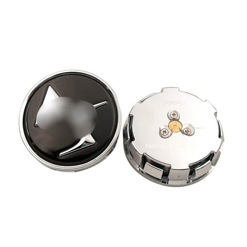 59MM DS Badge LED Floating Car Wheel Hub Caps Plug and Play Waterproof Wheel Center Hubcap