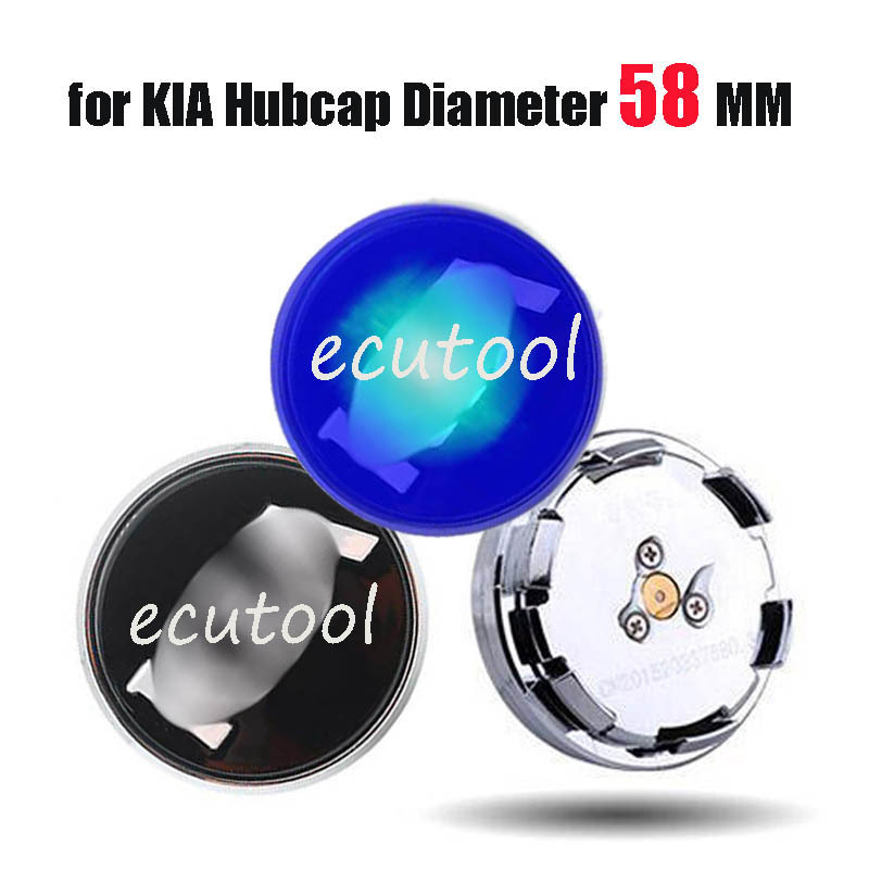 58MM KIA LED Floating Badge Hub Light Wheel Center Cap Cover with Logo for K5 RIO Forte Optima SEED SOUL SPORTAGE Venga