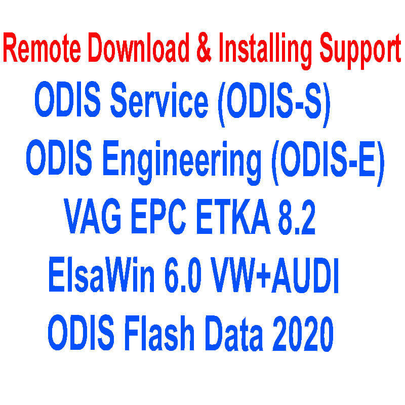 Remote Installing Service Latest ODIS Service / ODIS Engineering / ETKA 8.2 ElsaWin6 VAG Car Diagnostic Repair Software Programs