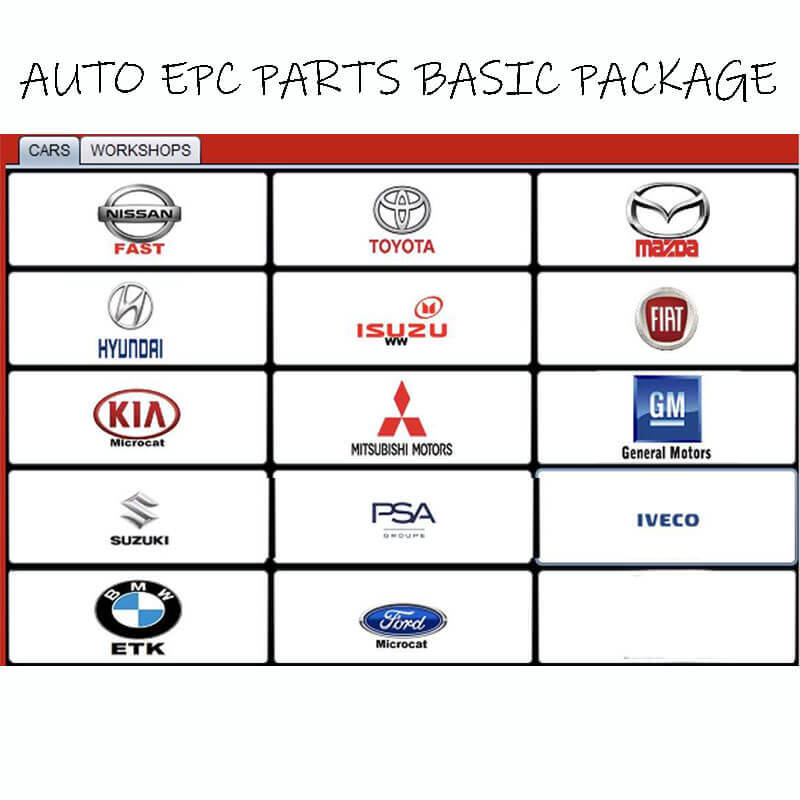 (30 Days) Multi Models AUTO EPC PARTS BASIC PACKAGE via Remote Desktop Connection
