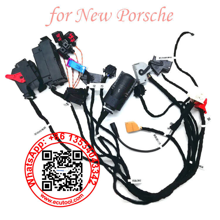 New Porsch*e Test Platform Harness Cable Kit for Immo KESSY ELV ABS on Bench Testing