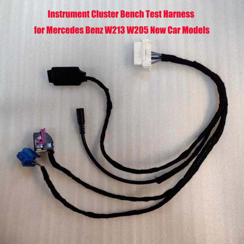 Instrument Cluster Power On Test Bench Harness for Benz W213 W205 New Car Models LCD Dashboard Startup Boot Test