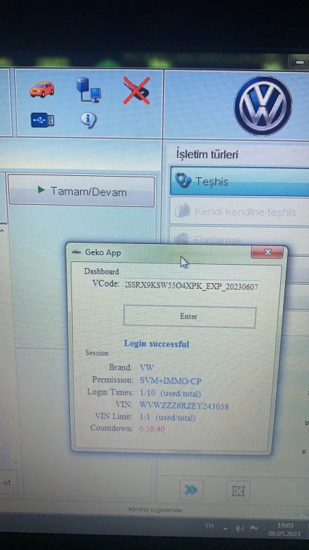 (1 Hour ) ODIS Geko User Online Login System for Lambor.ghini/MAN/Bentley