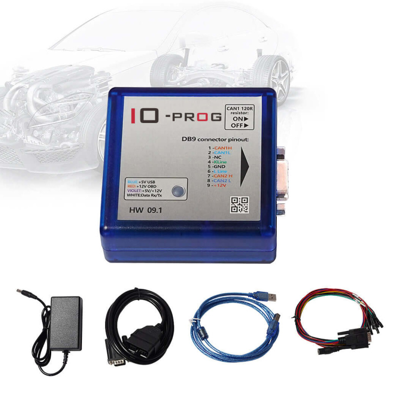 IO-PROG ECU Programmer I/O Terminal Multi Tool for Opel GM ECU BCM EPS TCM Programming by OBD or on Bench