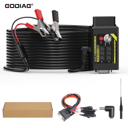 GODIAG GT107+ DSG Gearbox Adapter with Voltage Current Display For DQ250 DQ200 VL381 VL300 DQ500 DL501 Benz BMW