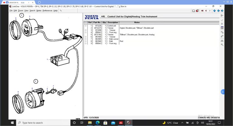 Software Installation for Volvo Penta EPC 6 Offline Industrial Engines