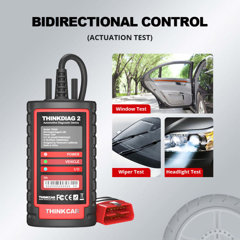 THINKCAR Thinkdiag 2 All System Diagnostic Tool Supports CAN FD Protocols Thinkdiag2 For DZ /XD/PD