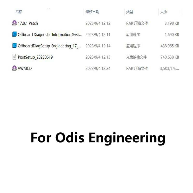 For ODIS Service V23.01 Odis Engineering Version 17.0.1 Lastest Software With Keygen Odis-S ODIS-E Supported VAS6154a VCX