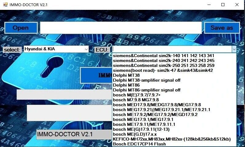 2023 IMMO DOCTOR V2.1 Car IMMO OFF Disable Software with Keygen & Instruction