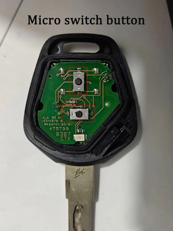 10pcs/lot Original ALPS Micro Button Switch for Porsche Remote Fob Repair