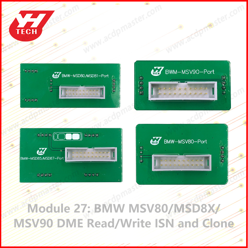 ACDP ACDP2 Module #27 for BMW MSV80/MSD8X/ MSV90 DME Read/Write lSN and Clone
