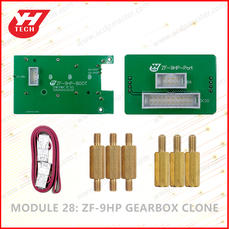 ACDP ACDP2 Module #28 for ZF-9HP Gearbox Clone via Boot Mode
