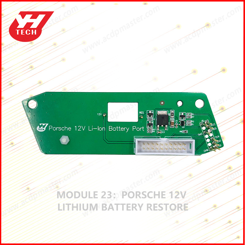 ACDP ACDP2 Module #23 for Porsche 12V Lithium Battery Restore