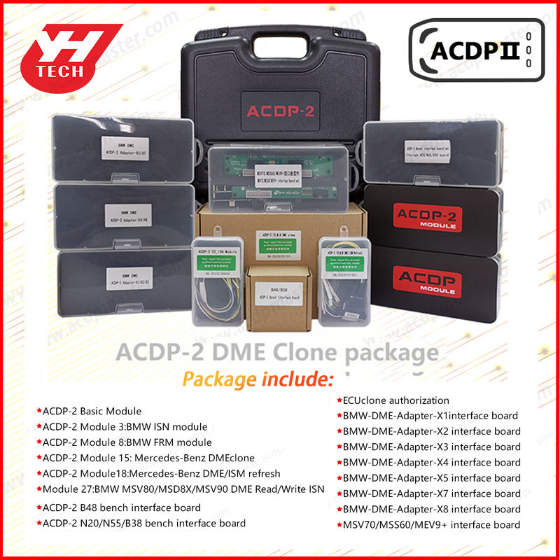 ACDP-2 DME ECU Clone Package for BMW Mercedes-Benz