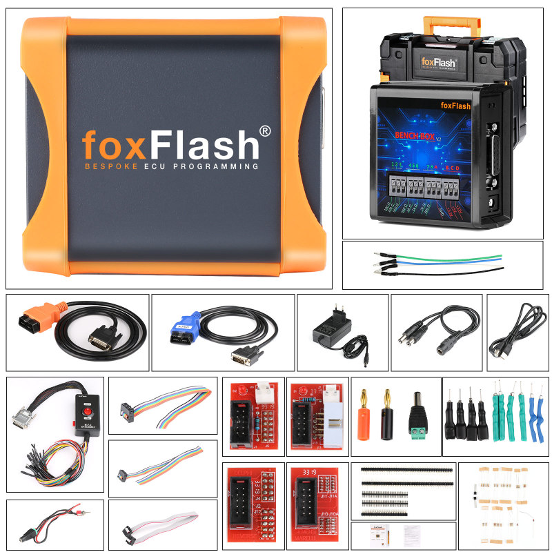 FoxFlash ECU Programmer Master Version ECU TCU Clone Chip Tuning Tool Support Auto Checksum