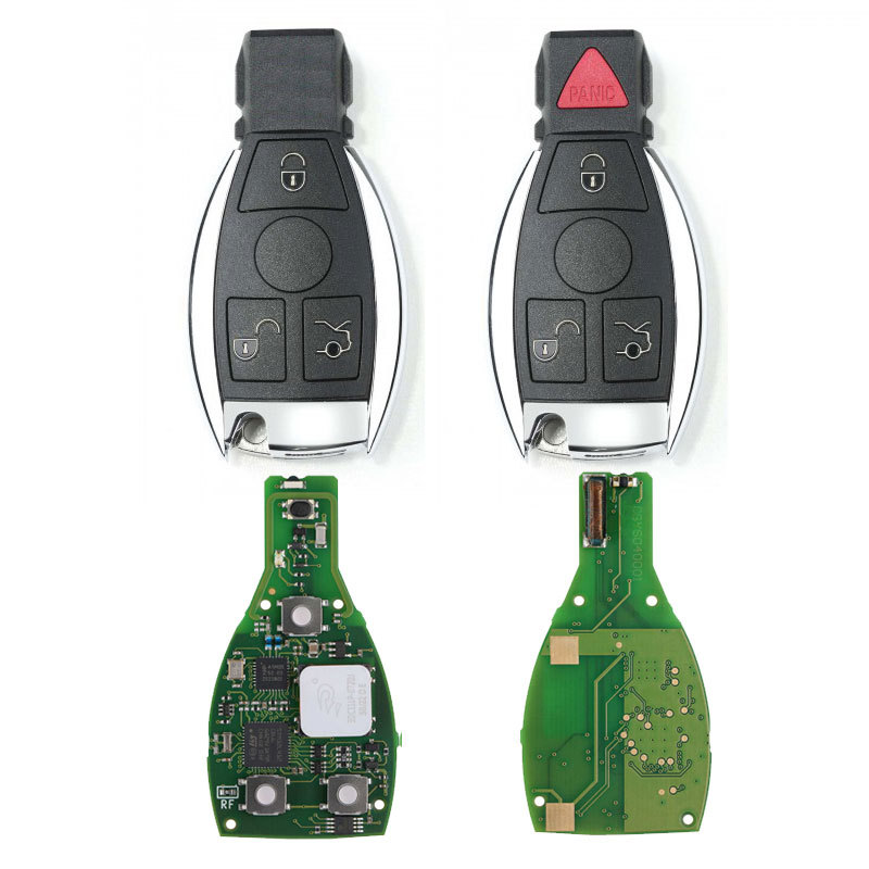 CG MB 08 Version Keyless Go Key 2-in-1 315MHz/433MHz with 1 Token for 2005-2010 Mercedes W164 W221 W216