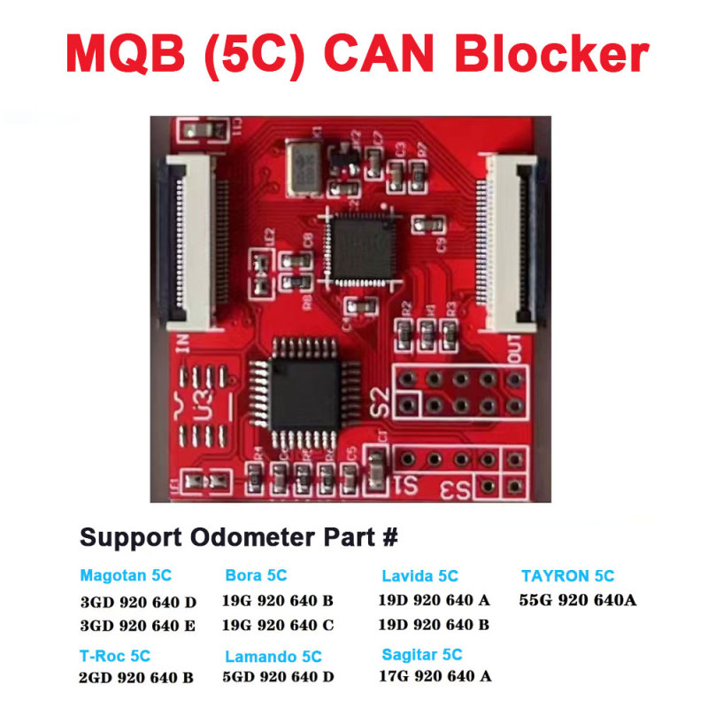 CAN Filter for MQB (5C) VW Magotan/T-roc /Bora /Lamando /Lavida /Sagitar /TAYRON Car Kilometer Mileage Adjustment