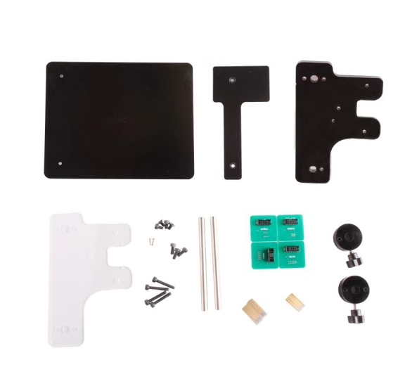 Acrylic ABS BDM Frame Kit with 4Pcs Adapters for BDM100 KT200 KESS V2 Ktag Fgtech CMD