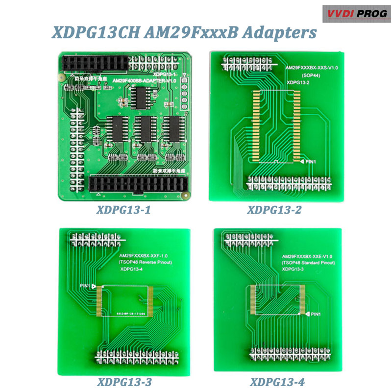 Conector and Addapters for Xhorse VVDI Prog ECU Programmer