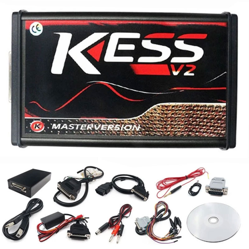 (Red PCB) KESS V2 Master V5.017 Ksuite 2.80 EU Version No Token Limited ECU Chip Tuning Tool