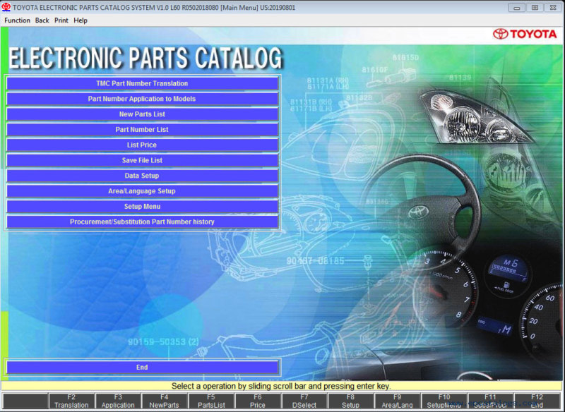 for Toyota Lexus EPC All Region VMware Version 06.2023 Software Download Service