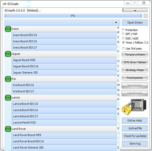 ECUsafe 2.0 DPF FAP EGR AGR Speed Limiter Remove Software Download