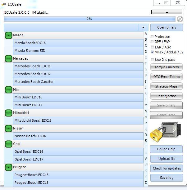 ECUsafe 2.0 DPF FAP EGR AGR Speed Limiter Remove Software Download