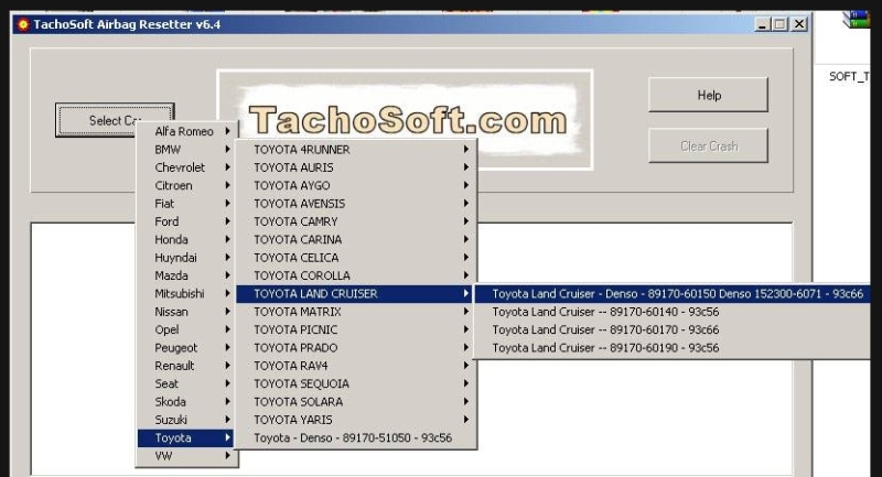 Tachosoft Airbag Resetter 6.4 Airbag Dump Crashdata Resetter Software