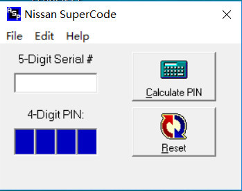 Nissan SuperCode Calculator Software Download