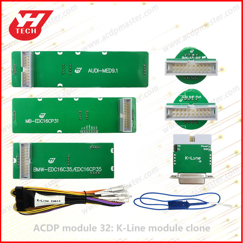 ACDP ACDP2 Module #32 K-Line Module Clone Support MPC56X Chip DME and TCU Clone