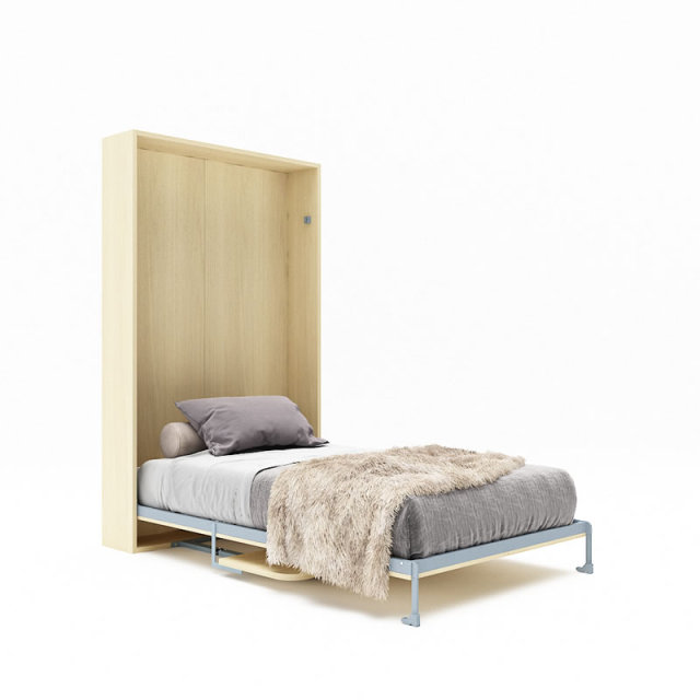 Double murphy bed with desk hardware wall bed frame