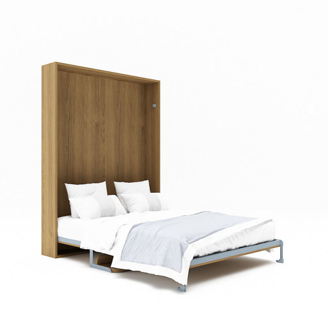 Queen murphy bed with desk hardware mechanism
