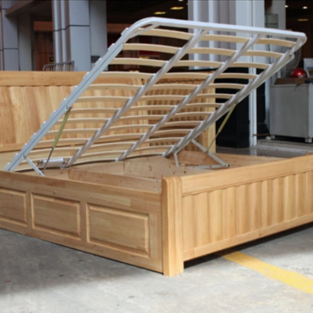 Easy Assembly Knock Down Bed Frame Base Full Bed Frame For Platform Bed