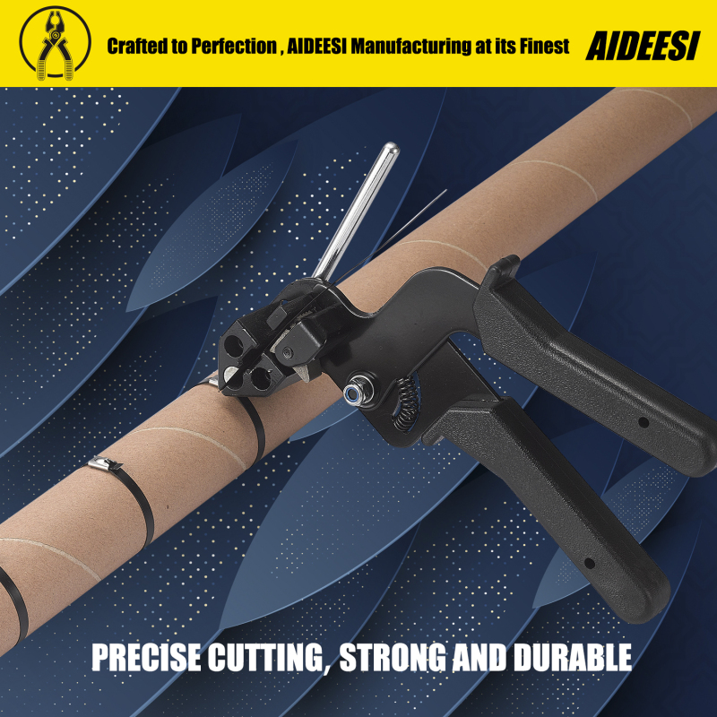 Heavy-Duty Stainless Steel Zip Tie Pliers - Professional Cable Tie Tool for Secure Fastening