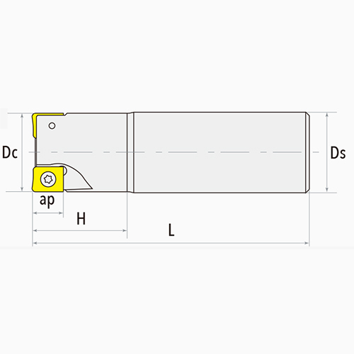 ANKX12/16 Shoulder Milling Tools