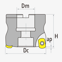 NLMP06/09 High-Feed Milling Tools