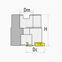 GM16 Groove Milling Tools