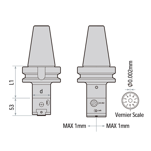 DCK3-FBH32P Micro Finishing Boring Tools