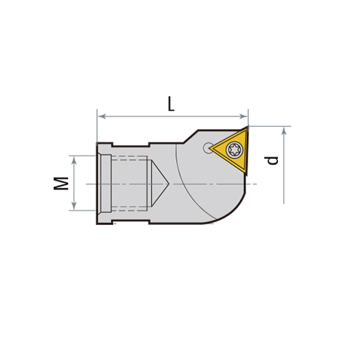 DEB Insert Bar For Micro Boring Tools