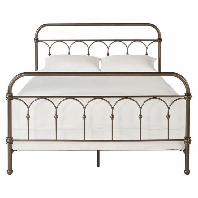 Original factory Hot Sles Bed Frame Long lasting base frames Hand-hammered iron frame Metal Bed Furniture for Bedroom For sales