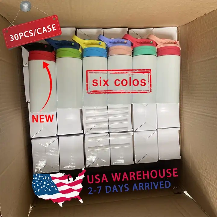 US RTS 12oz Kids Bottle mixed colors(25pcs/30pcs)