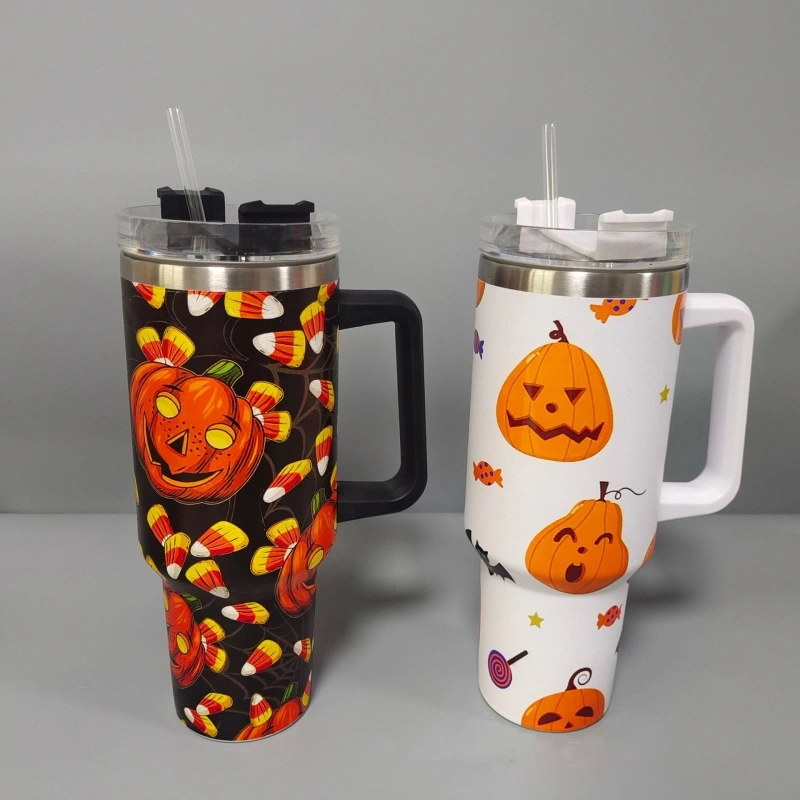 NEW China RTS 40oz Pumpkin Mug for Halloween Free Shipping (12PCS/25PCS)