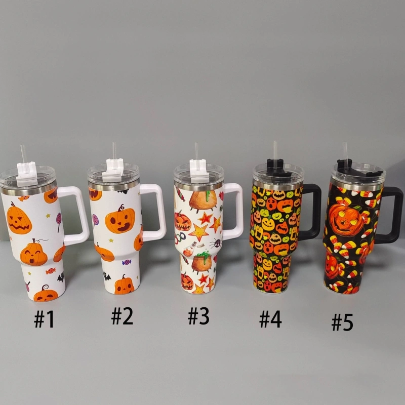 NEW China RTS 40oz Pumpkin Mug for Halloween Free Shipping (12PCS/25PCS)