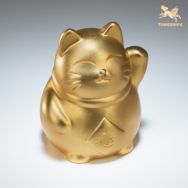 FORTUNE CAT (GOLD PLATED)