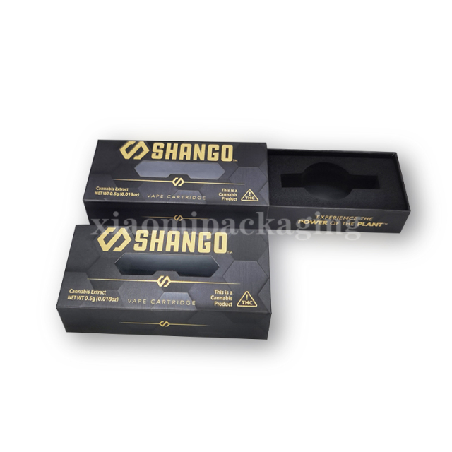 100% Eco-Friendly CardBoard Cartridge Case W/ Press Button & Foam Insert