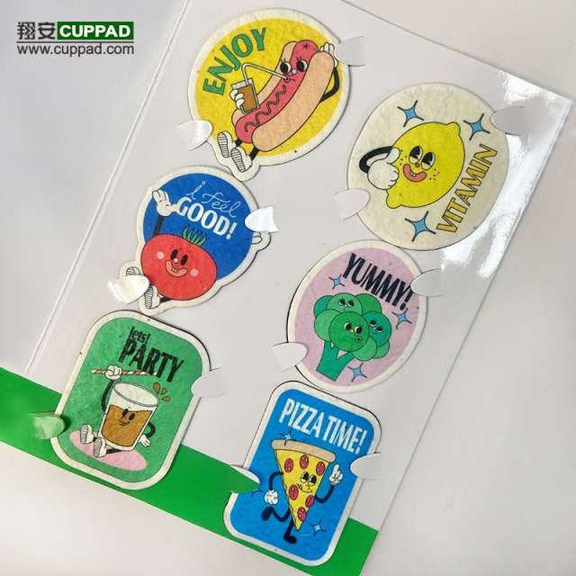 Seed paper fridge magnets plantable fridge magnets