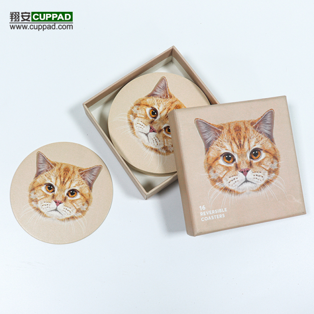 Wholesale customization Paper Costers Cup Coaster Set