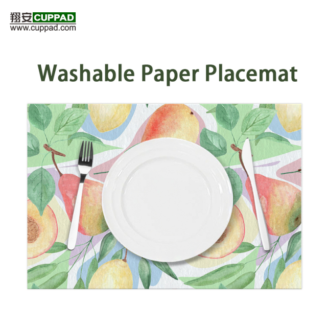 Factory Customization Washable placemat Water Absorbent Paper placemat