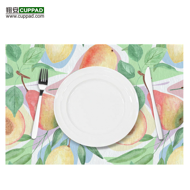 Factory Customization Washable placemat Water Absorbent Paper placemat